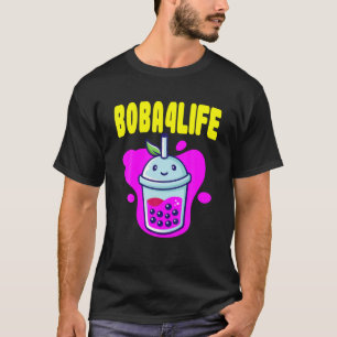 Camiseta Boba Tea Health Cute Kawaii Bubble milk Tea