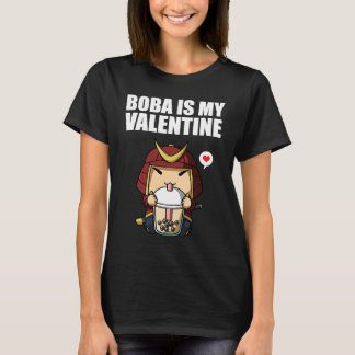 Camiseta Boba Tea is My Valentine Samurai Anti Valentines D