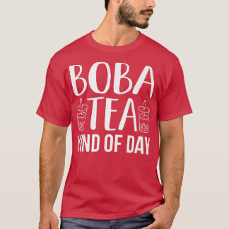 Camiseta Boba Tea Kind Day Bubble Kawaii Tea Ramen Graph