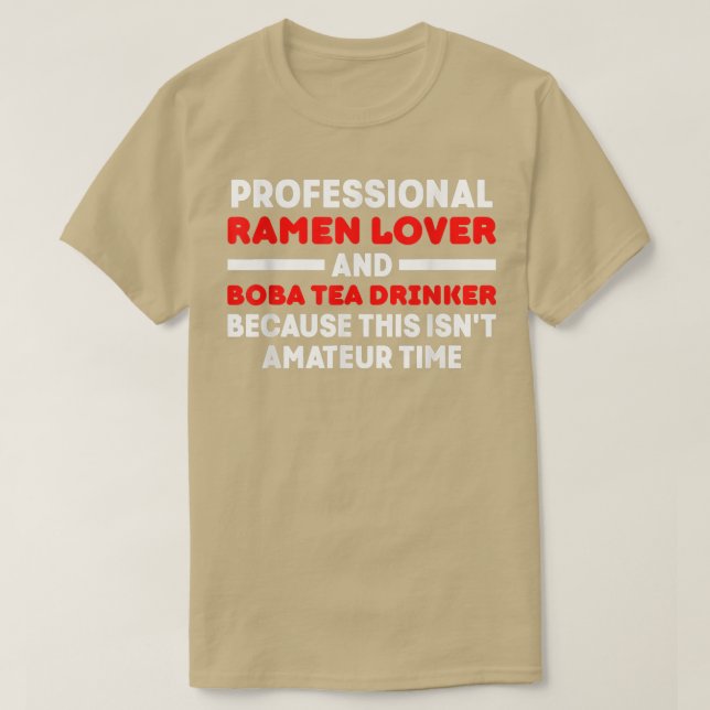 Camiseta Boba Tea Ramen Cute Kawaii Bubble milk Tea 247 (Frente do Design)