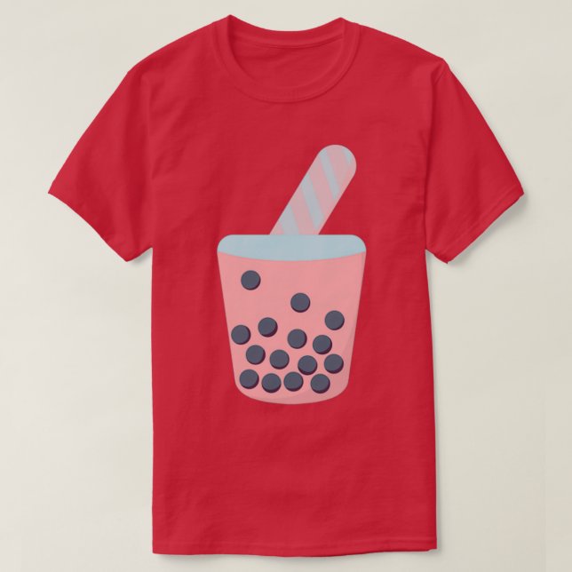 Camiseta Boba tea Verão fresco 2 (Frente do Design)