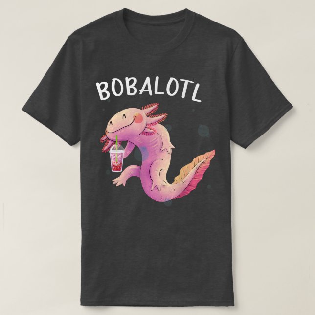 Camiseta Bobalotl Aolotl Cute aolotl  Lotl Funny Boba Tea L (Frente do Design)