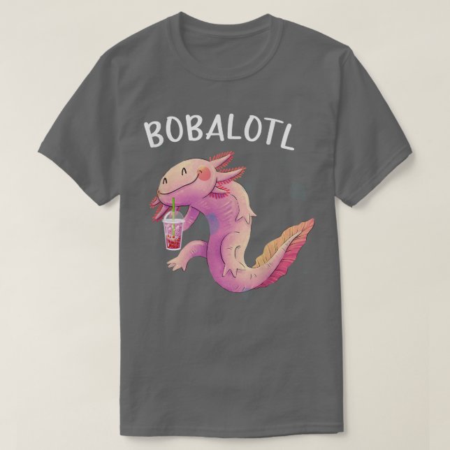 Camiseta Bobalotl Aolotl Cute aolotl  Lotl Funny Boba Tea L (Frente do Design)