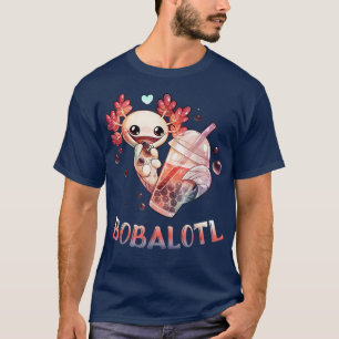 Camiseta Bobalotl Axolotl Boba Kawaii Anime Gift Japonês G