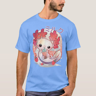 Camiseta Bobalotl Axolotl Boba Kawaii Anime Japanese Gift T