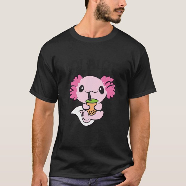 Camiseta Bobalotl Axolotl Bubble Tea Boba Tea Axolotl (Frente)