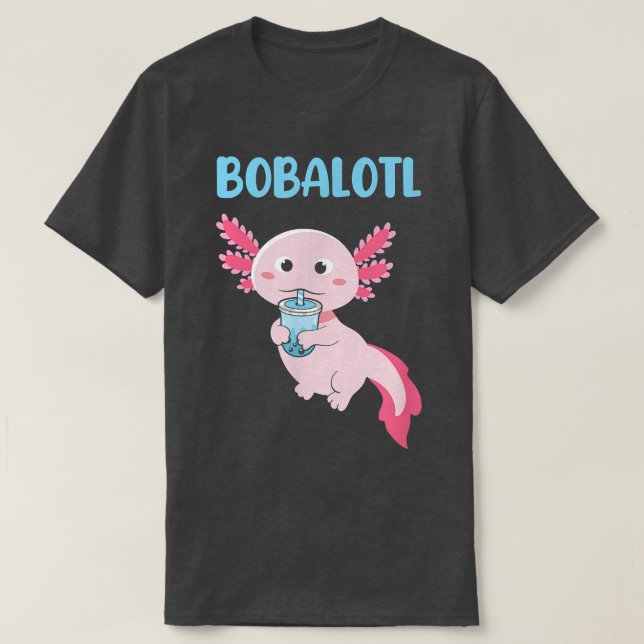 Camiseta Bobalotl Boba Tea Bubble Tea Anime Kawaii Neko (Frente do Design)