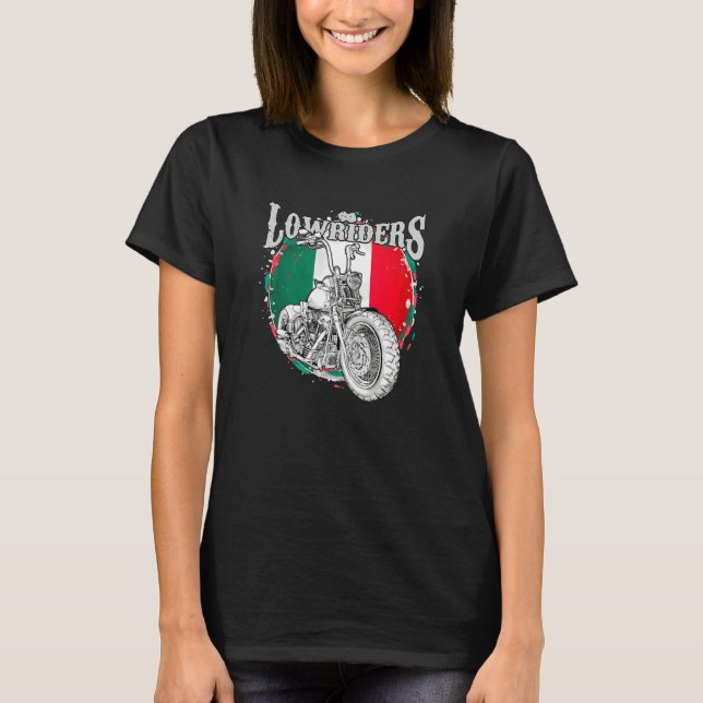Camiseta Bobber Low Rider Clothes Chicano Cholo Vicla Lowri (Frente)