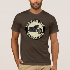 Camiseta - Bobber - motor Oil Gasoline -