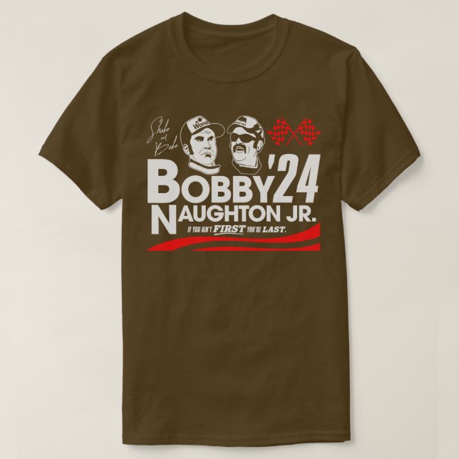 Camiseta Bobby e Naughton Jr para 2024 (Frente do Design)