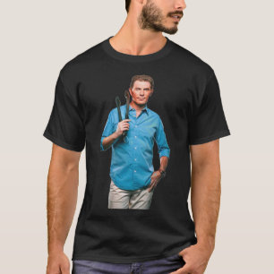Camiseta Bobby Flay Celebrity Chef Comida Network Tv Star E