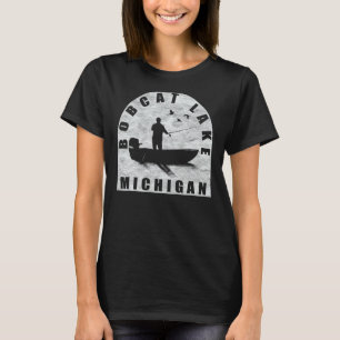 Camiseta Bobcat Lake Fisheries Michigan