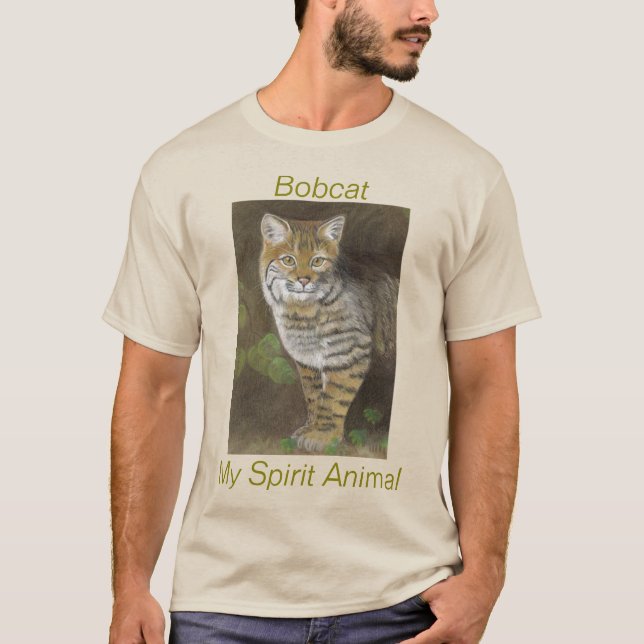 Camiseta Bobcat Spirit Animal (Frente)