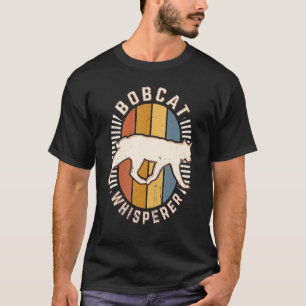 Camiseta Bobcat Whisperer Vintage Retro Animal Love