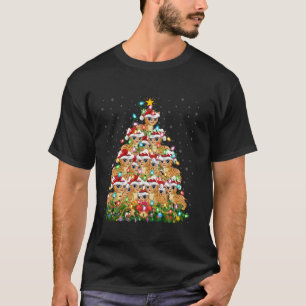 Camiseta Bobcat Xmas Tree Lighting Papais noeis Bobcat Chri