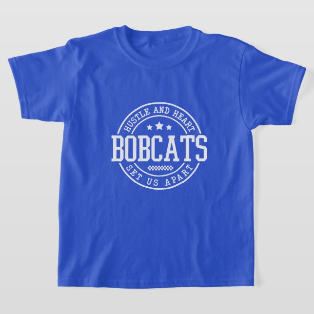 Camiseta Bobcats Hustle and Heart (Postura )