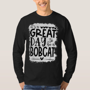 Camiseta Bobcats School Sports Fan Team Spirit Mascot Bleac