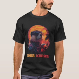 Camiseta Bober Bobr Bóbr Bieber Kurwa Meme Meme Retro Meme