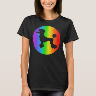Camiseta bobina arco-íris