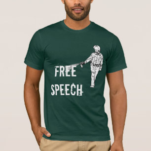Camiseta Bobina do spray de pimenta da liberdade de