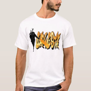 Camiseta Bobina ocasional do spray de pimenta