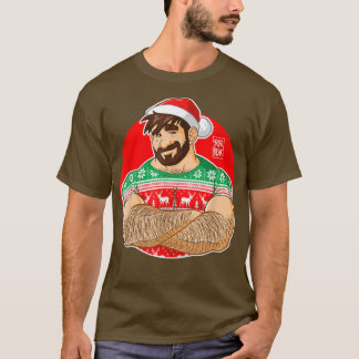 Camiseta Bobo Bear - Adam gosta de cruzar armas no Natal