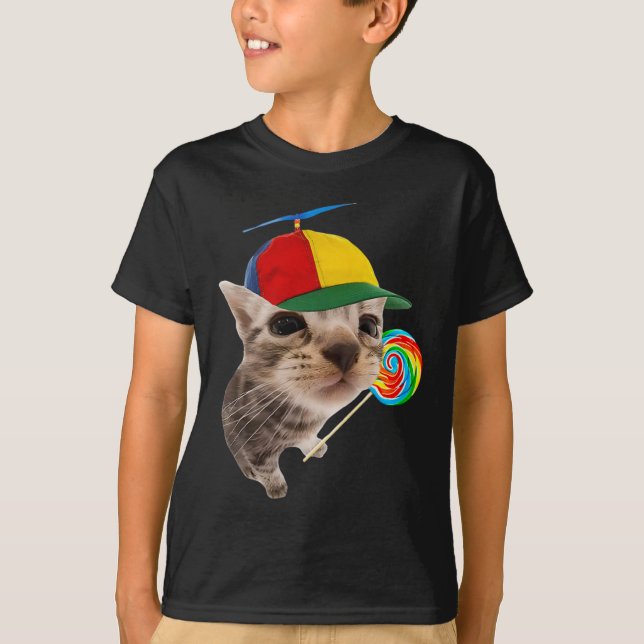 Camiseta Bobo Cat com Memória Lollipop (Frente)