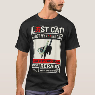 Camiseta Bobo Cat Meme Eu Perdi Meu Gato Extremamente Venen