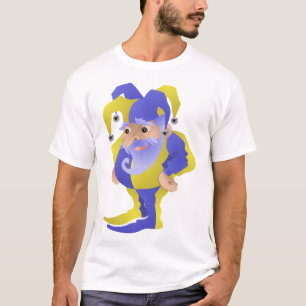 Camiseta Bobo da Renascença Roxo e Amarelo com Barba