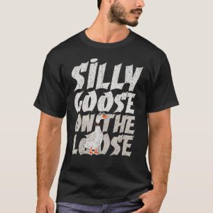 Camiseta Bobo De Vintage Atingido Na Matilha De Pato Louca
