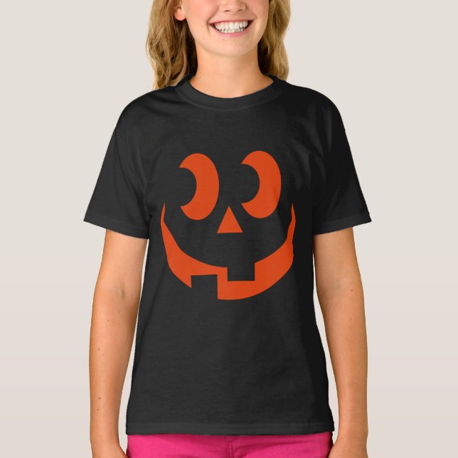 Camiseta Bobo Engraçado Pumpkin Jack O Lanterna (Frente)