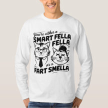 Bobo Gato-Sweatshirt Smart Fella ou Fart Smella
