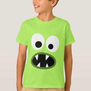 Camiseta Bobo Monster Face para o Dia das Bruxas