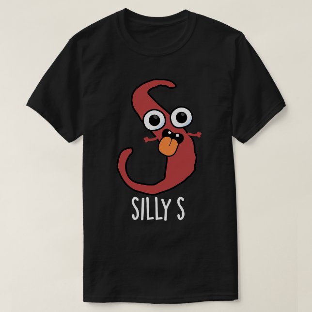 Camiseta Bobo S Funny Alphabet S Pun (Frente do Design)