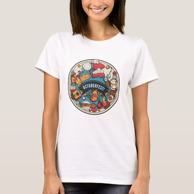 Camiseta Bobo Shenanigans: Uma Aventura Zany Oktoberfest! (Frente)