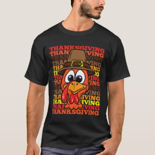 Camiseta Bobo Turquia Enfrenta Dia de Ação de Graças Engraç
