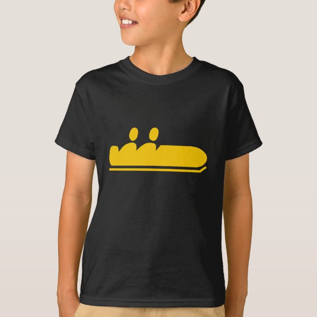 Camiseta Bobsled - Âmbar (Frente)