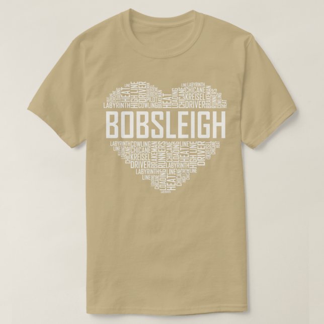 Camiseta Bobsled Heart (Frente do Design)