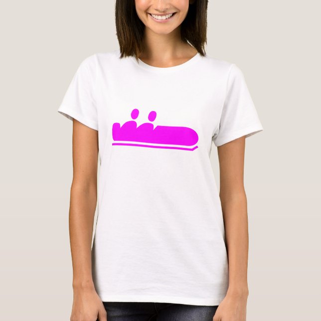 Camiseta Bobsled - Magenta (Frente)