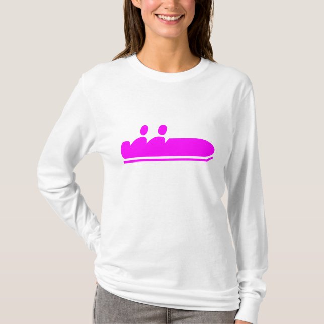 Camiseta Bobsled - Magenta (Frente)