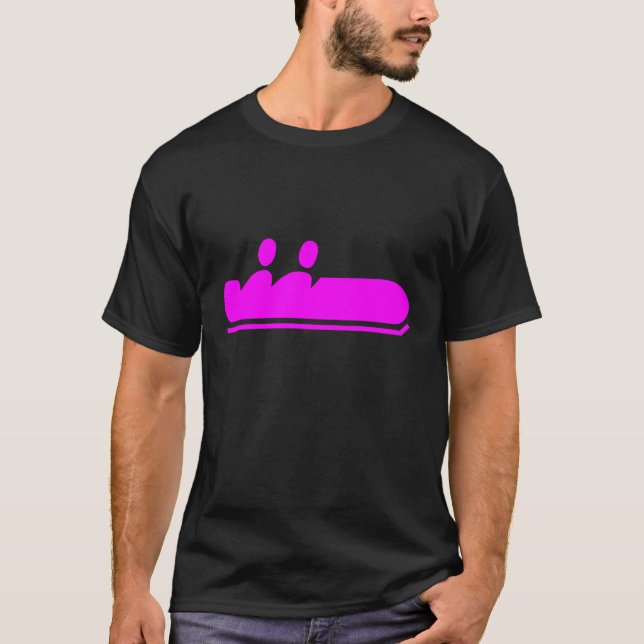 Camiseta Bobsled - Magenta (Frente)