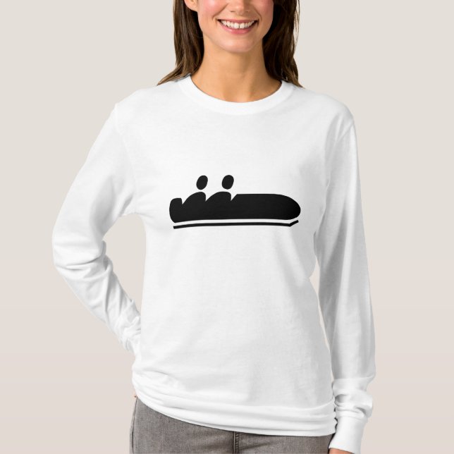 Camiseta Bobsled - Preto (Frente)