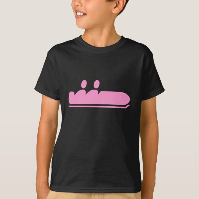 Camiseta Bobsled - Rosa (Frente)