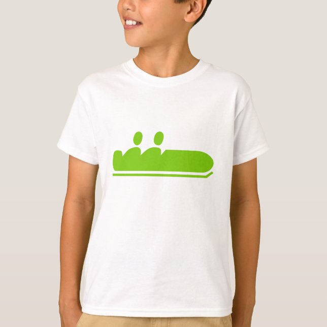 Camiseta Bobsled - Verde marcial (Frente)