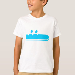 Camiseta Bobsleigh - azul-céu