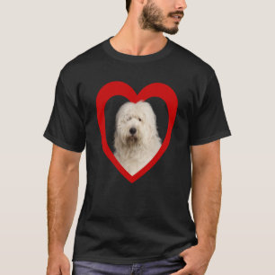 Camiseta Bobtail Dog Heart Old English Sheepdog Bobtail 2