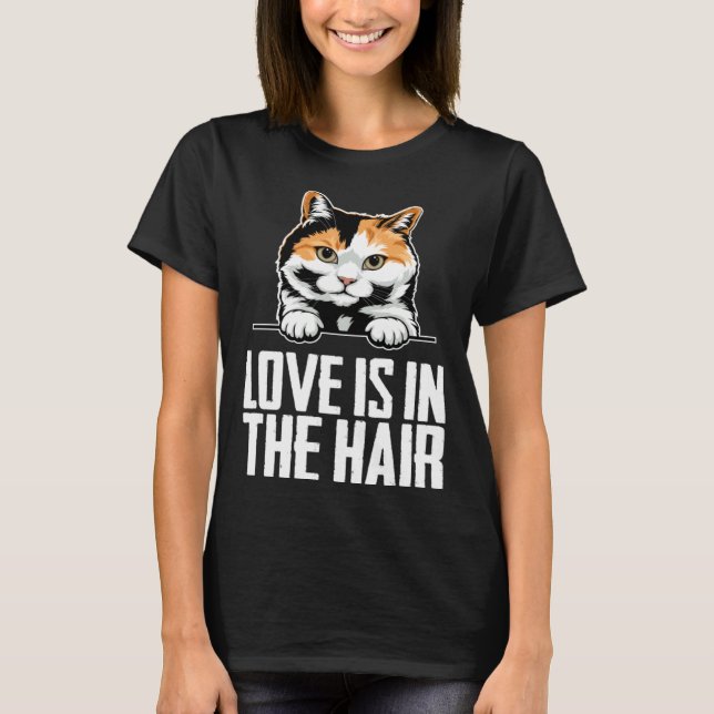 Camiseta Bobtail gato Bobtail mãe (Frente)
