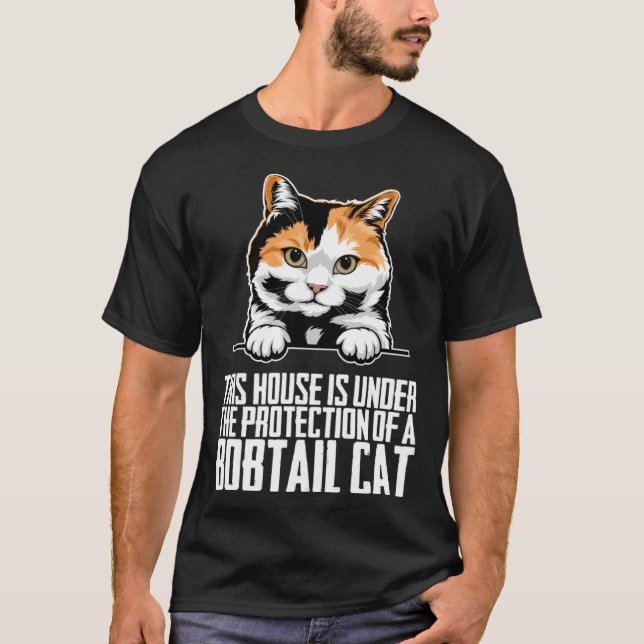 Camiseta Bobtail kittens  Bobtail mom  Bobtail dad (Frente)