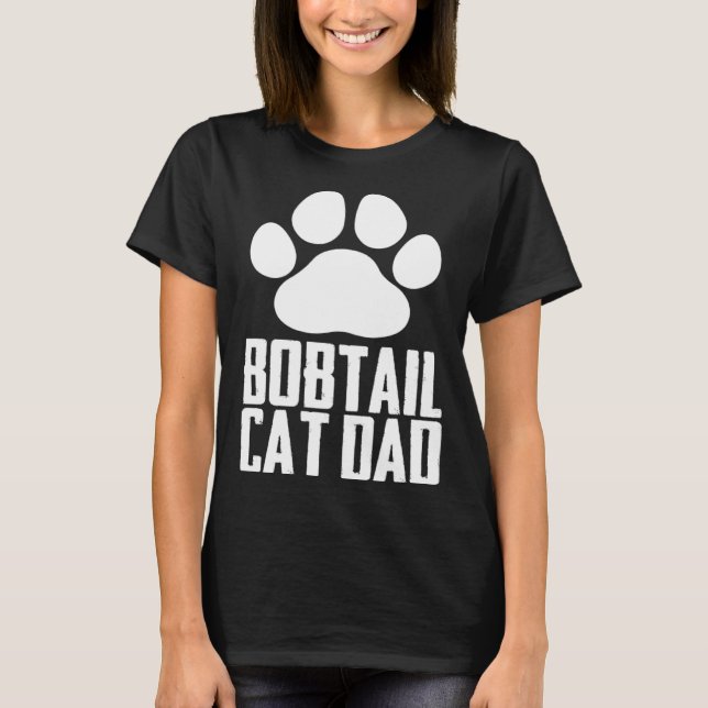 Camiseta Bobtail kittens  Bobtail mom  Bobtail dad  3 (Frente)