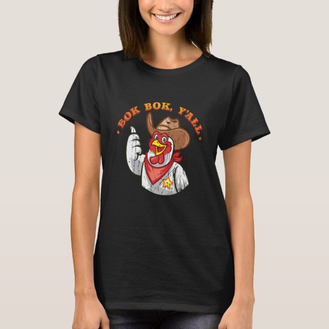 Camiseta Boc boc, pessoal - Galinhas (Frente)